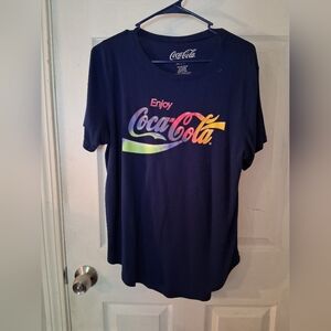 Coca-Cola Navy Graphic T-Shirt